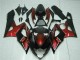 2005-2006 Suzuki GSXR 1000 Motorcycle Fairing - Red Glossy Black Australia
