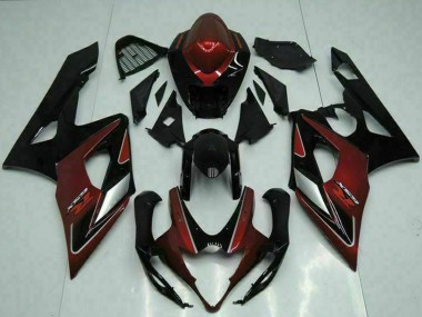 Affordable 2005-2006 Suzuki GSXR 1000 Motorcycle Fairings - Red Silver Glossy Black Australia