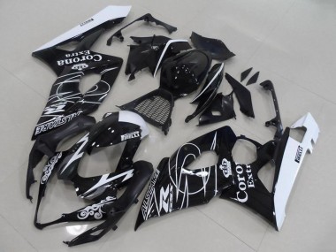 Affordable 2005-2006 Suzuki GSXR 1000 Motorcycle Fairings - Glossy Black White Corona Australia