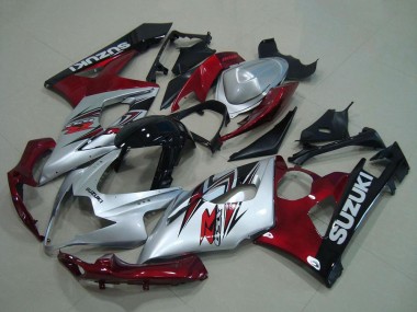 Affordable 2005-2006 Suzuki GSXR 1000 Motorcycle Fairing - Silver Red Black Australia