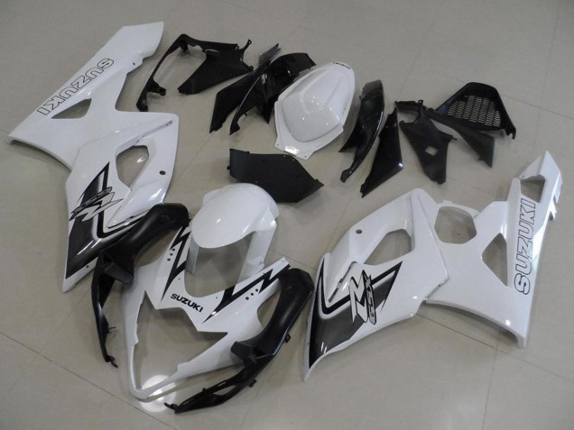 2005-2006 Suzuki GSXR 1000 Motorcycle Fairing - White Black Australia