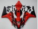 2006-2007 Honda CBR1000RR Motorcycle Fairings Kits - Red Glossy Black Australia