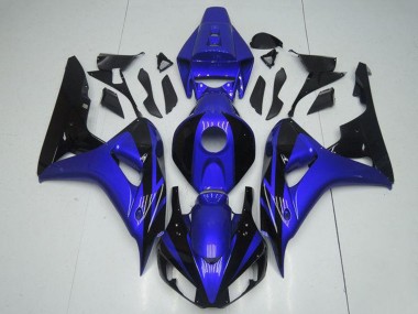 Affordable 2006-2007 Honda CBR1000RR Motorcycle Fairing Kits - Blue Glossy Black Australia