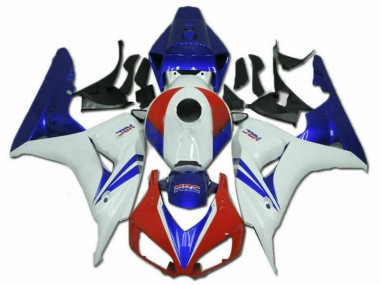 Affordable 2006-2007 Honda CBR1000RR Motorcycle Fairing Kits - White Red Blue HRC Australia