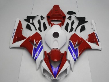 Affordable 2006-2007 Honda CBR1000RR Motorcycle Fairing - White Red Blue Australia