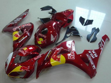 Affordable 2006-2007 Honda CBR1000RR Motorcycle Fairings - Red Yellow White Red Bull Australia