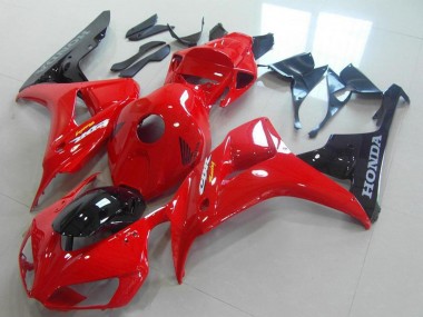 Affordable 2006-2007 Honda CBR1000RR Bike Fairings - Red Glossy Black Australia