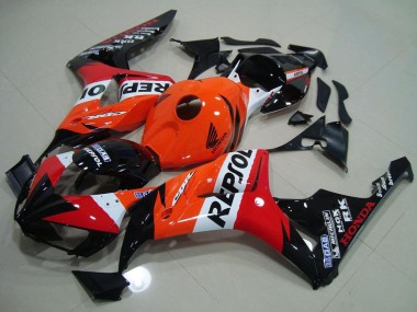Affordable 2006-2007 Honda CBR1000RR Motorcycle Fairing Kits - Orange White Red Glossy Black Repsol Australia