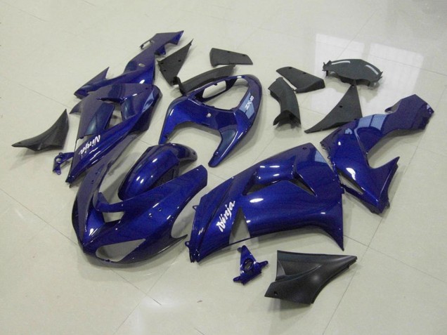 2006-2007 Kawasaki ZX10R Motorcycle Fairing Kits - Dark Blue Australia