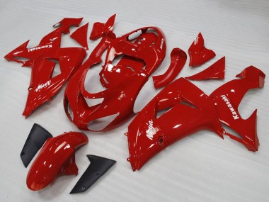 Affordable 2006-2007 Kawasaki ZX10R Motorcycle Fairings - Red White Australia
