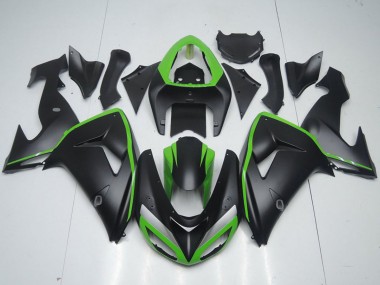 Affordable 2006-2007 Kawasaki ZX10R Motorcycle Fairing - Green Matte Black Australia