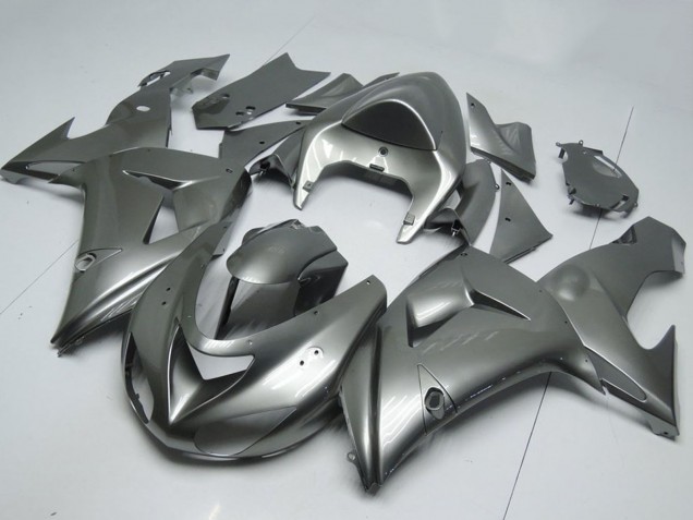2006-2007 Kawasaki ZX10R Motorcycle Fairings - Glossy Grey Australia
