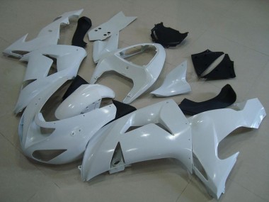 Affordable 2006-2007 Kawasaki ZX10R Motorcycle Fairings - White Australia