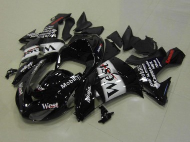 Affordable 2006-2007 Kawasaki ZX10R Motorcycle Fairings - Glossy Black White West Red Australia