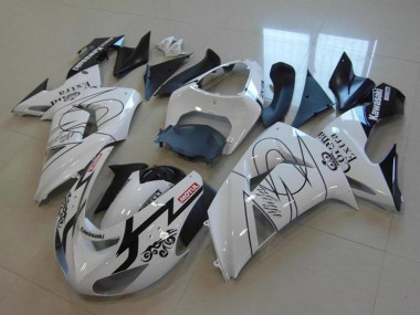 Affordable 2006-2007 Kawasaki ZX10R Motorcycle Fairings - White Black Red Motul Corona Extra Australia