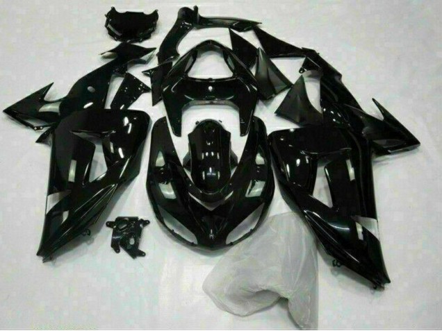 2006-2007 Kawasaki ZX10R Motorcycle Fairing - Glossy Black Australia