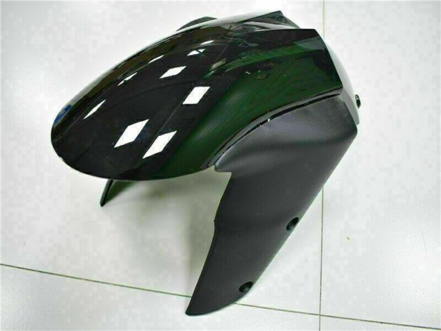 2006-2007 Kawasaki ZX10R Motorcycle Fairing Kits - Glossy Black Red Flame Australia