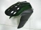 2006-2007 Kawasaki ZX10R Motorcycle Fairing Kits - Glossy Black Red Flame Australia