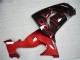 2006-2007 Kawasaki ZX10R Motorcycle Fairing - Glossy Black Red Flame Australia