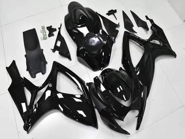 2006-2007 Suzuki GSXR 600/750 Bike Fairings - Glossy Black Australia