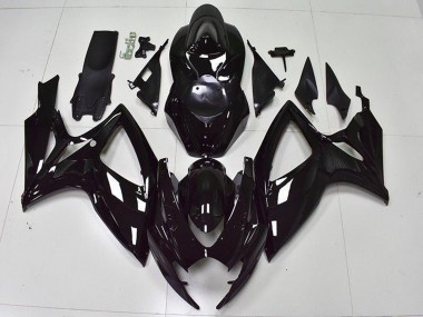 Affordable 2006-2007 Suzuki GSXR 600/750 Bike Fairings - Glossy Black Australia