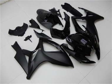 Affordable 2006-2007 Suzuki GSXR 600/750 Motorcycle Fairings - Matte Black Glossy Black Australia