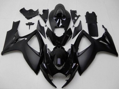 Affordable 2006-2007 Suzuki GSXR 600/750 Motorcycle Fairings - Matte Black Glossy Black Australia