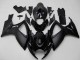 2006-2007 Suzuki GSXR 600/750 Motorcycle Fairings - Matte Black Glossy Black Australia