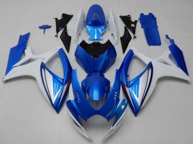 Affordable 2006-2007 Suzuki GSXR 600/750 Motorcycle Fairings - White Blue Australia