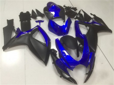 Affordable 2006-2007 Suzuki GSXR 600/750 Motorcycle Fairings - Blue Matte Black Australia