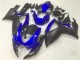 2006-2007 Suzuki GSXR 600/750 Motorcycle Fairings - Blue Matte Black Australia