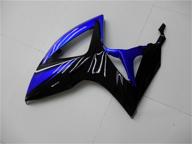 2006-2007 Suzuki GSXR 600/750 Motorcycle Fairings - Blue Glossy Black Australia