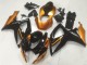 2006-2007 Suzuki GSXR 600/750 Motorcycle Fairings - Orange Glossy Black Australia
