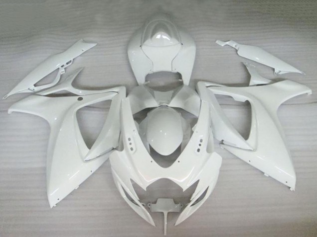 2006-2007 Suzuki GSXR 600/750 Motorcycle Fairings - Pearl White Australia