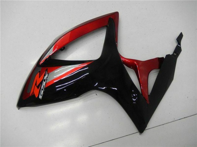 2006-2007 Suzuki GSXR 600/750 Motorcycle Fairing - Red Glossy Black Australia