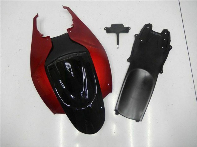 2006-2007 Suzuki GSXR 600/750 Motorcycle Fairing - Red Glossy Black Australia