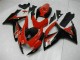 2006-2007 Suzuki GSXR 600/750 Motorcycle Fairings - Red Glossy Black Australia