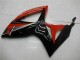 2006-2007 Suzuki GSXR 600/750 Motorcycle Fairings - Red Glossy Black Australia
