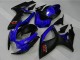 2006-2007 Suzuki GSXR 600/750 Motorcycle Fairings - Blue Matte Black Red Australia