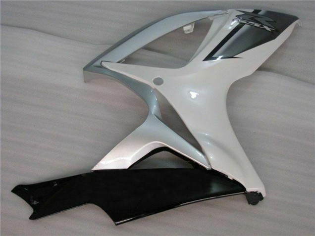 2006-2007 Suzuki GSXR 600/750 Motorcycle Fairings - White Silver Australia