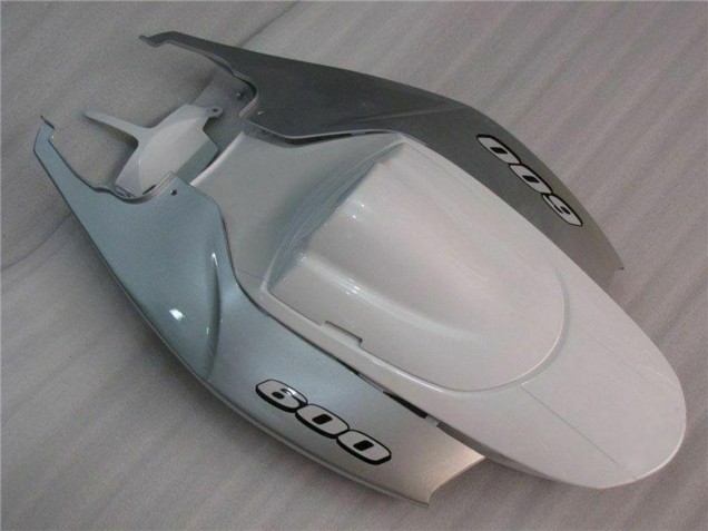 2006-2007 Suzuki GSXR 600/750 Motorcycle Fairings - White Silver Australia