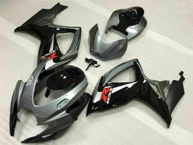 2006-2007 Suzuki GSXR 600/750 Motorcycle Fairings - Silver Grey Glossy Black Red Australia