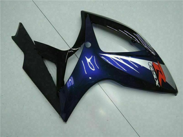 2006-2007 Suzuki GSXR 600/750 Motorcycle Fairings - Glossy Black Blue Australia