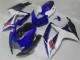 2006-2007 Suzuki GSXR 600/750 Motorcycle Fairings - White Blue Black Red Australia