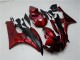 2006-2007 Yamaha YZF R6 Motorcycle Fairing Kits - Red Matte Black Australia