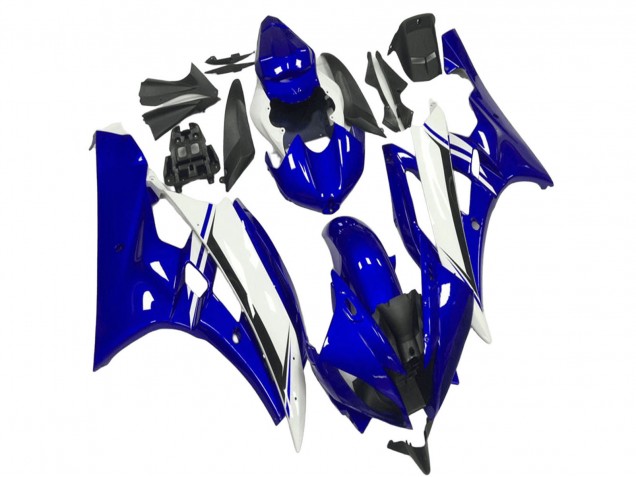 2006-2007 Yamaha YZF R6 Motorcycle Fairings - Blue White Black Australia