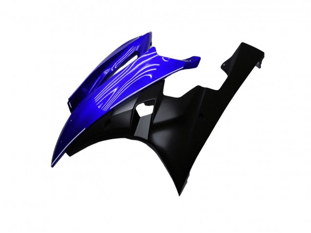 2006-2007 Yamaha YZF R6 Motorcycle Fairing - Blue Matte Black Australia