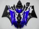 2006-2007 Yamaha YZF R6 Motorcycle Fairing - Blue Matte Black Australia