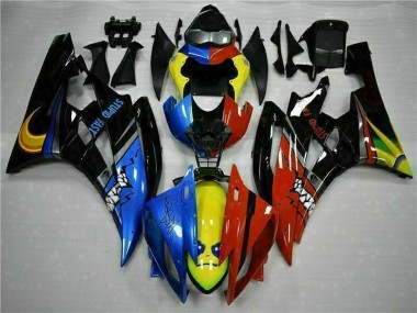 Affordable 2006-2007 Yamaha YZF R6 Motorcycle Fairings - Yellow Blue Red Glossy Black Shark Australia
