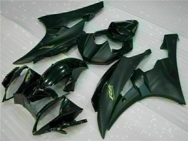 Affordable 2006-2007 Yamaha YZF R6 Motorcycle Fairings - Glossy Black Matte Black Gold Decals Australia